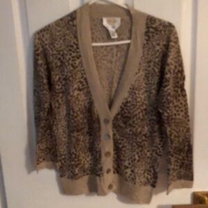 Talbots buttoned cardigan